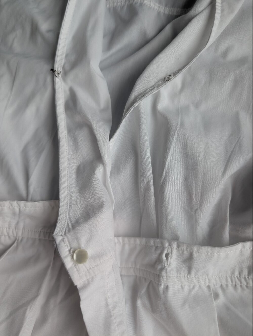 En Saison Noemi Romper Wrap Dress in White - Picture 9 of 14